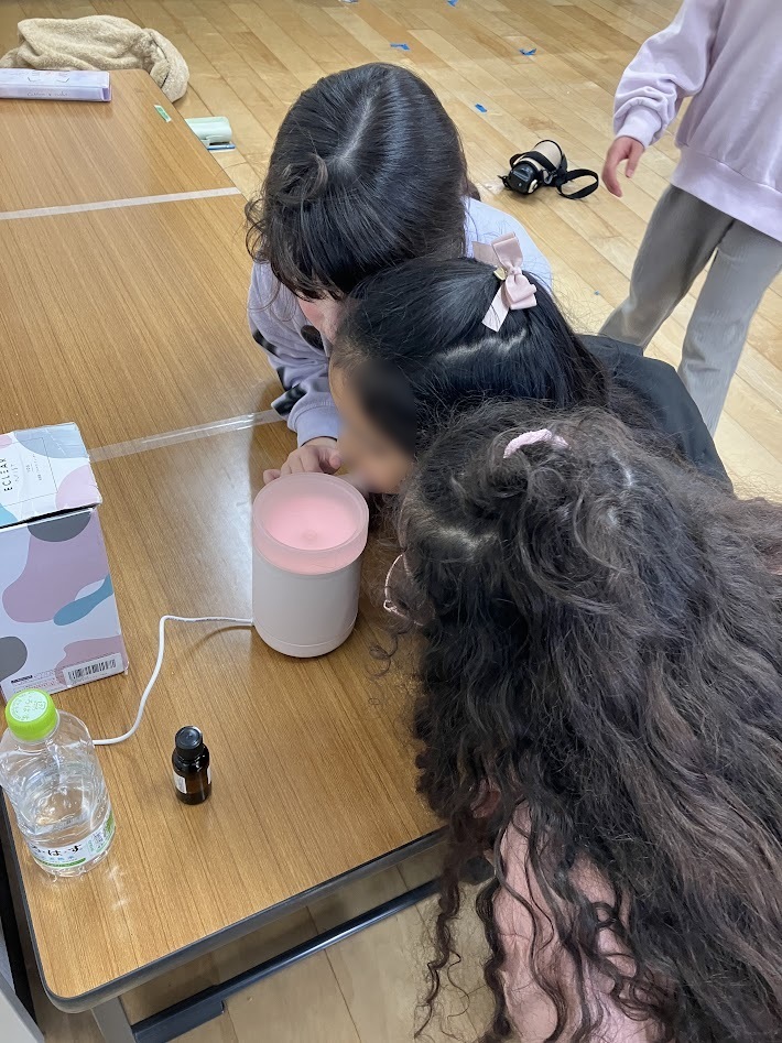 秦西ジュニア アロマ体験